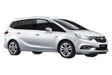 Van Rental Blackpool - Vauxhall Zafira 7-Seater - Minibus hire Blackpool